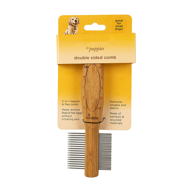 Flea Eggs Comfortably Double Sided Comb Grooming Tool for Dogs