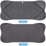 Dog Towel with Hand Pockets Microfiber Towel with Strong Absorption Fast Drying Dog Bath Towel