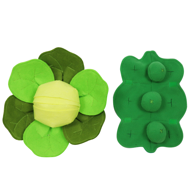 Cabbage Smell dog training toy IQ training play Smell pet supplies Puzzle slow food dog bowl