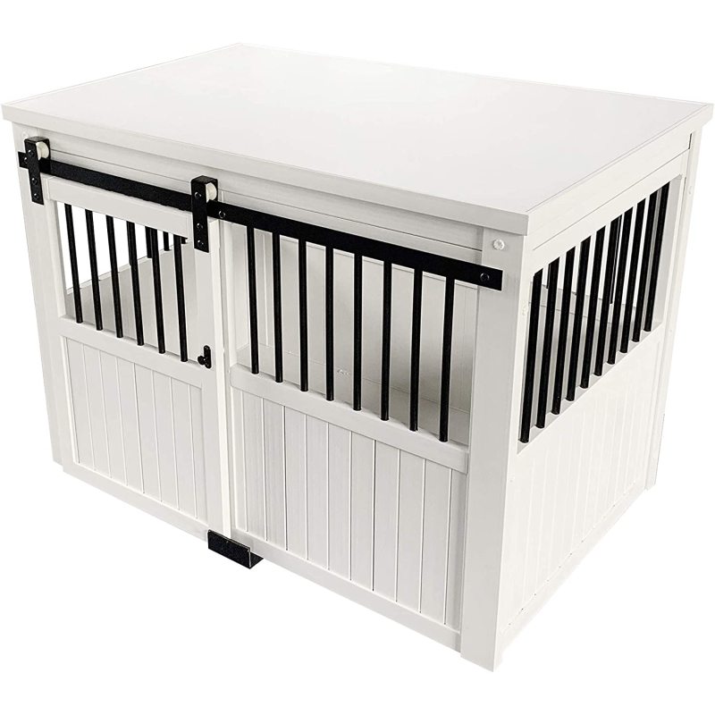 Dog Crate Sliding Barn Door Furniture For Indoor Use