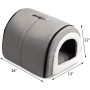 Self-Warming Foldable Cave House Animal Shape Nest Pet Sleeping Bed for Cats and Small Dogs