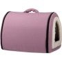 Self-Warming Foldable Cave House Animal Shape Nest Pet Sleeping Bed for Cats and Small Dogs
