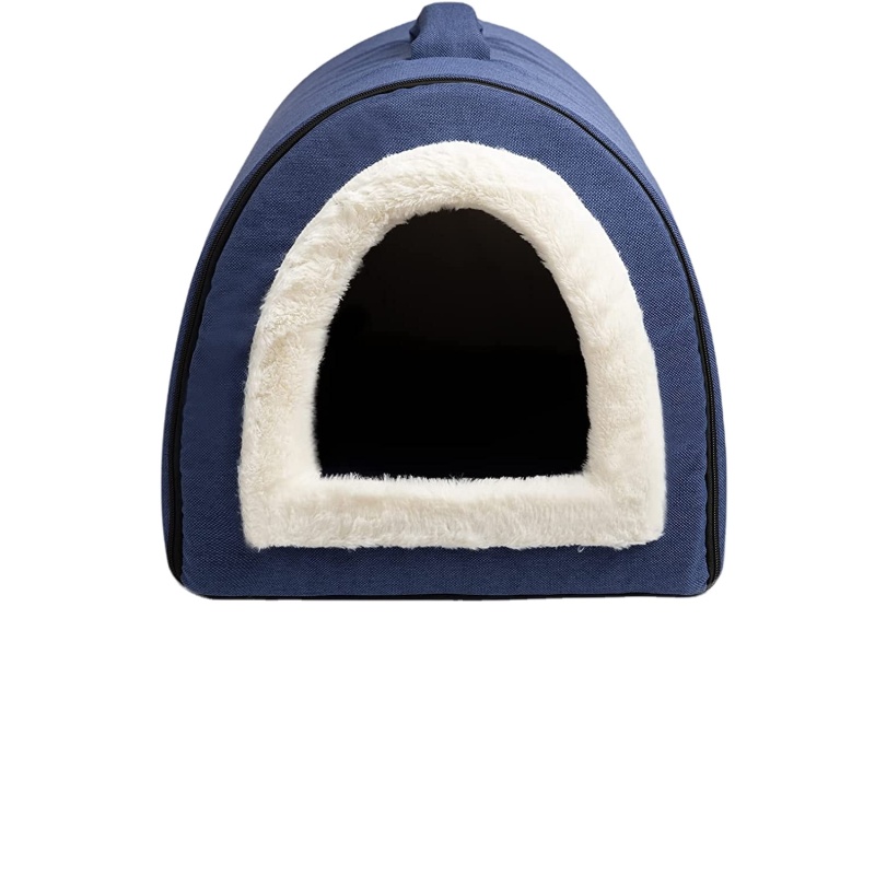 Self-Warming Foldable Cave House Animal Shape Nest Pet Sleeping Bed for Cats and Small Dogs