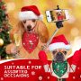Halloween Dog Bandanas Thanksgiving Christmas Patriotic Holidays Pets Accessories for Small Medium Large Si