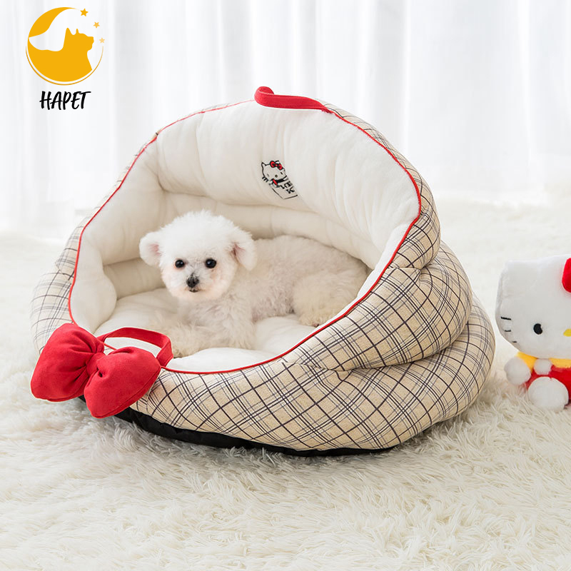 Comfortable Sleep Zone Reversible Cushion Pet Bed for Cats and Small Sized Dogs