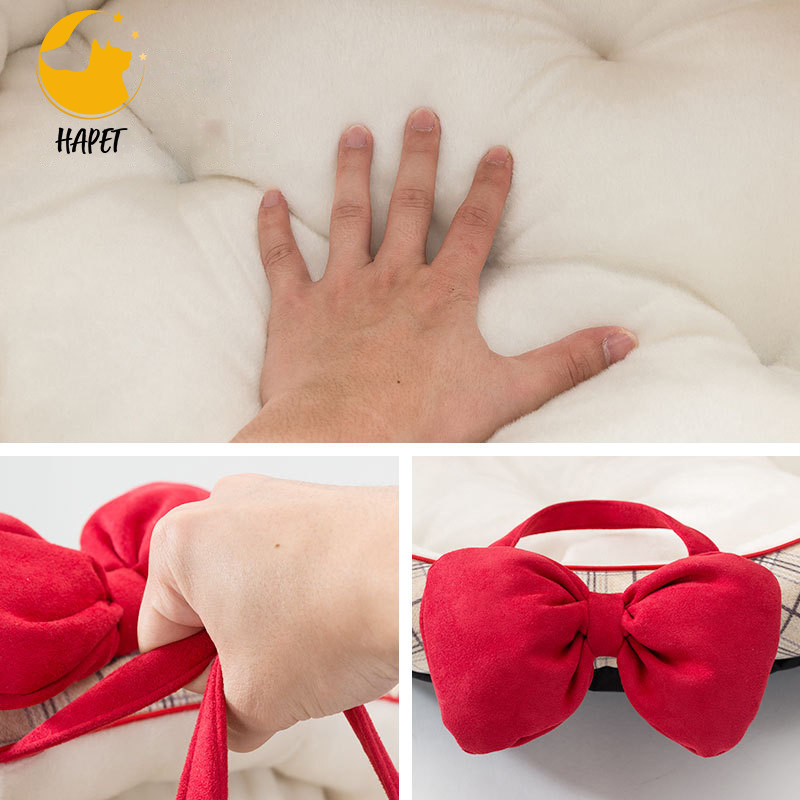 Comfortable Sleep Zone Reversible Cushion Pet Bed for Cats and Small Sized Dogs