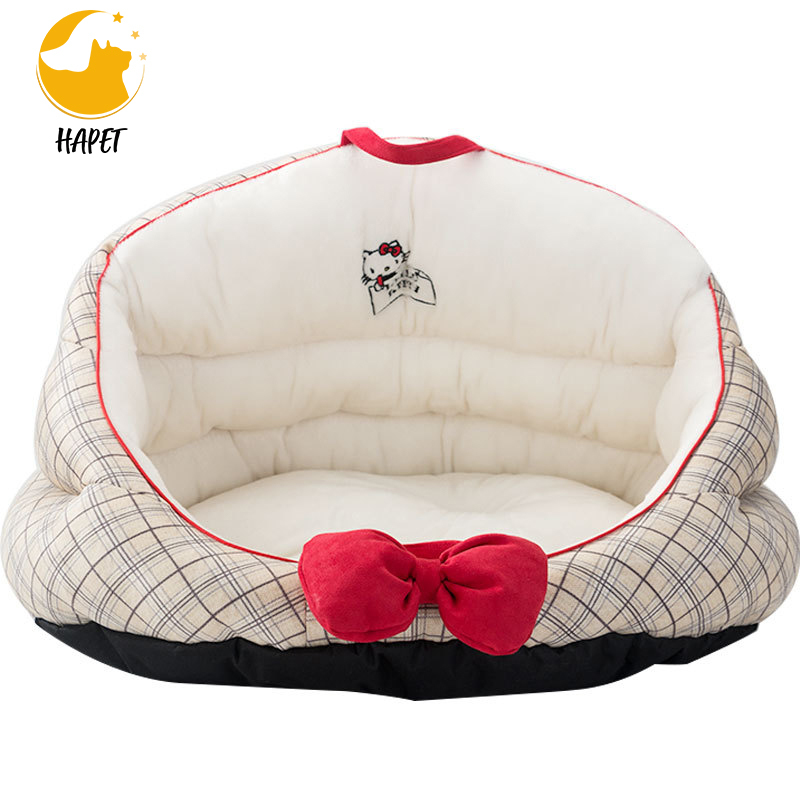 Comfortable Sleep Zone Reversible Cushion Pet Bed for Cats and Small Sized Dogs