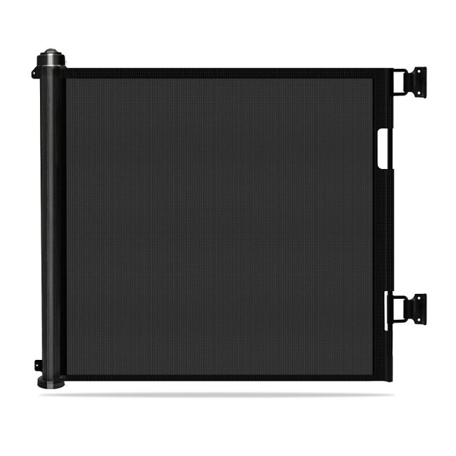 Retractable Baby Gate Dog Gate Easy to Roll and Latch Dogs Gate for Doorways Stairs, Hallways, Deck Banisters Indoor/Outdoor