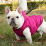 Dog Fleece Hoodie, Windproof Waterproof Dog Coat Fleece & Cotton Lined Warm Dog Jacket, Cold Weather Pet Apparel Clothes Vest