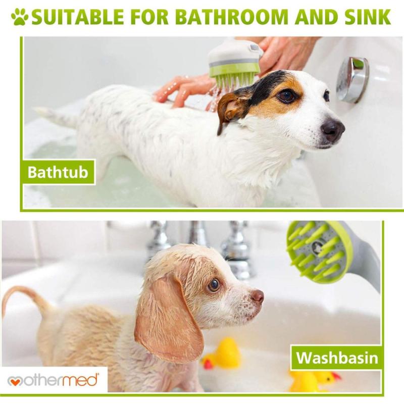 Опрыскиватель для купания домашних животных Скруббер Насадка Mothermed Принадлежности для купания домашних животных Опрыскиватель для душа для кошек