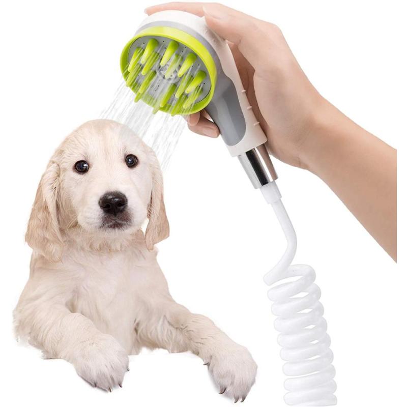 Опрыскиватель для купания домашних животных Скруббер Насадка Mothermed Принадлежности для купания домашних животных Опрыскиватель для душа для кошек