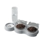 Pet Cat Bowl Automatic Feeder Dog Cat Food Bowl With Water Fountain Double Bowl Stand Dish For Cats