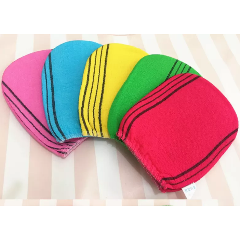 South Korean scrub towel wholesale in stock Exfoliating and scrubbing towel for bathroom