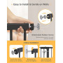 Extra Wide Child Gate with Door Child Gate Includes Extension Pressure Mounted Kit