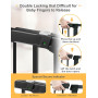 Extra Wide Child Gate with Door Child Gate Includes Extension Pressure Mounted Kit