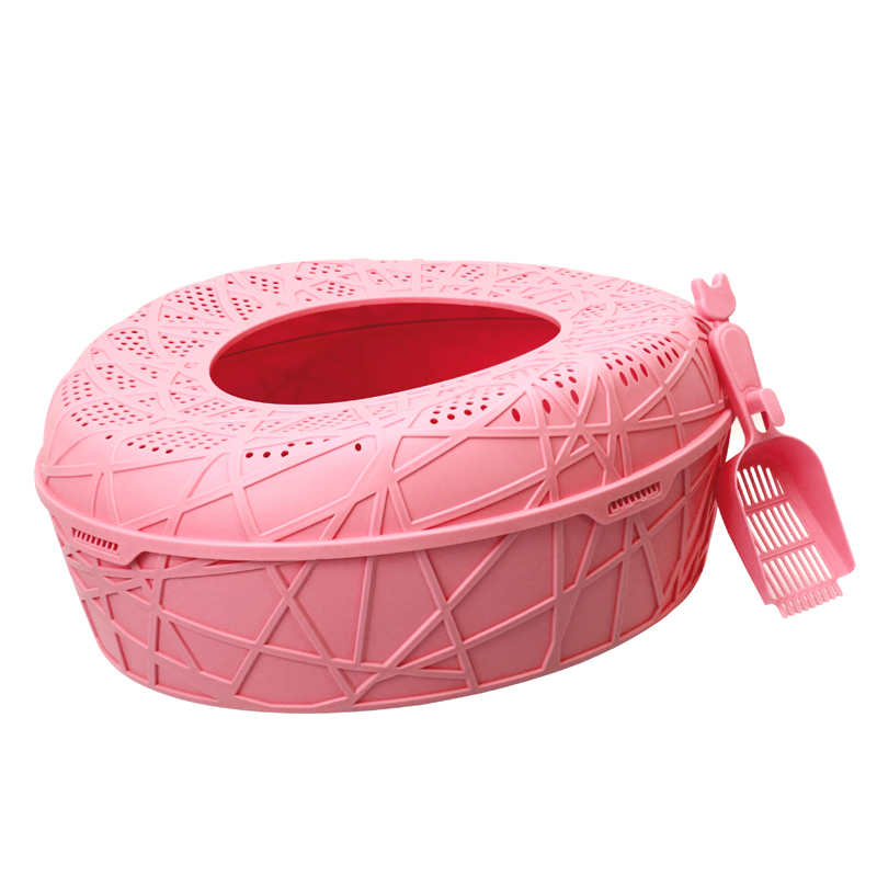New Blue Plastic Recycled Waterproof cat litter pan cat litter box cat toilet
