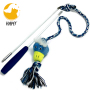 Flirt Pole for Dogs with Safe and Strong Durable Telescopic Lure Stick Dog Toy Training for Fun