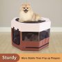 Animals Wood Frame Cat Playpen Cage Indoor Kitten Crate Dog for Puppy Large Size Sturdy Long Lasting Use