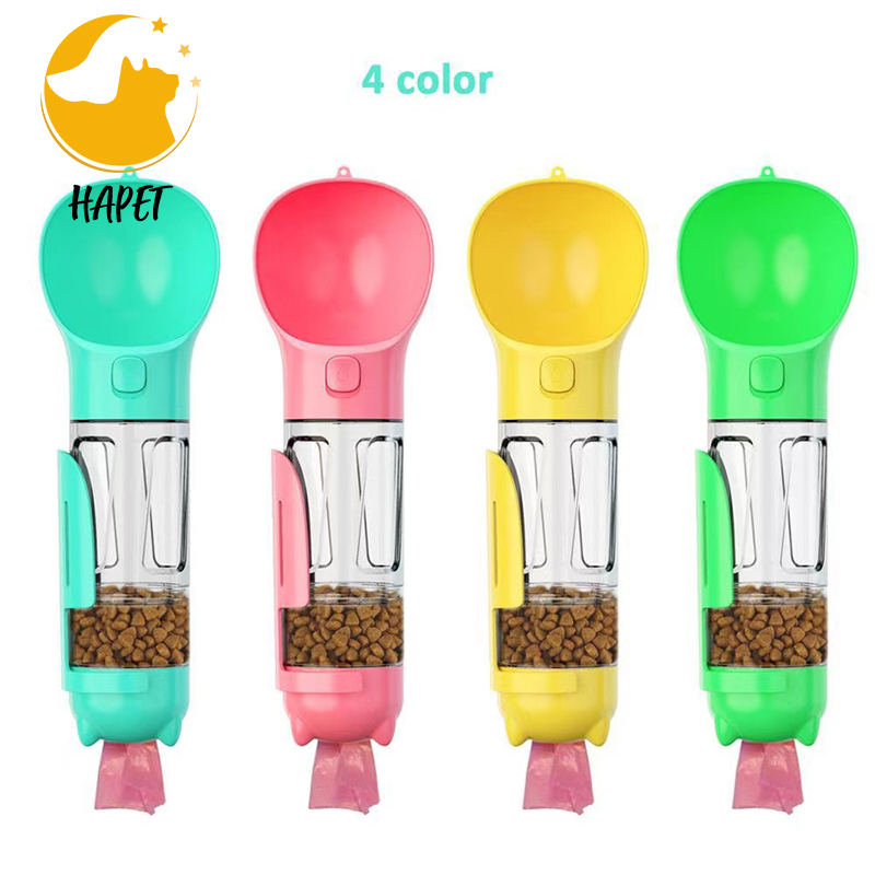 Multifunctional pet accompanying water food cup outdoor portable water pet water drinker
