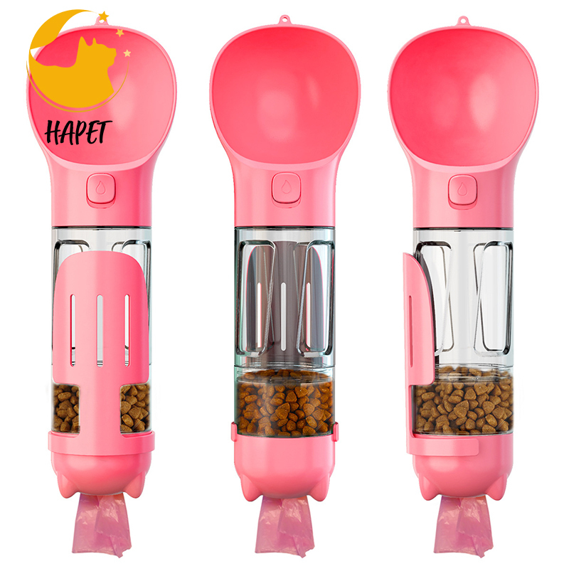 Multifunctional pet accompanying water food cup outdoor portable water pet water drinker