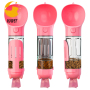 Multifunctional pet accompanying water food cup outdoor portable water pet water drinker