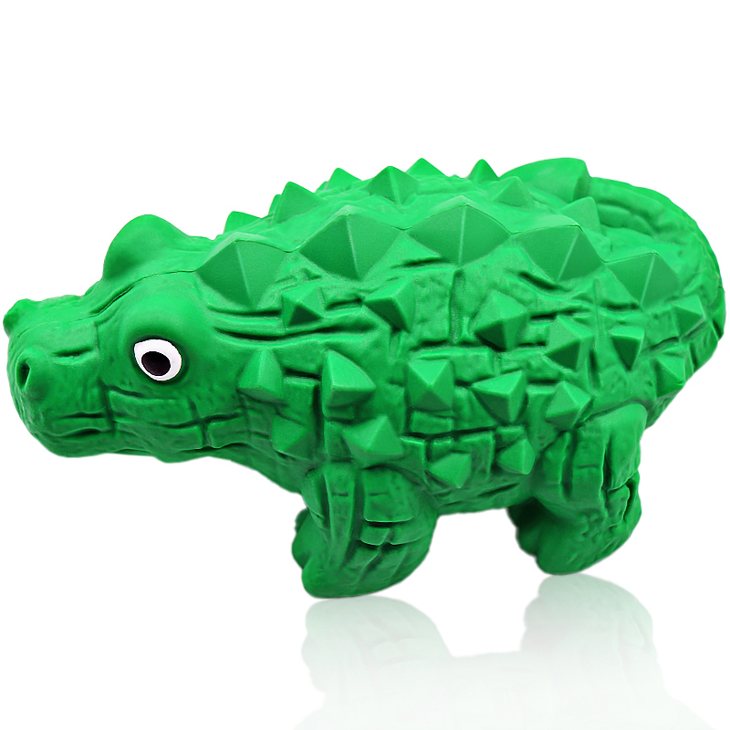 Pet toy large dog resistant to grinding teeth clean rubber toy boredom simulation dinosaur dog bite glue