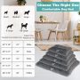 Plush Soft Pet Beds, Dog beds & Furniture Washable Anti Slip Dog Crate Bed for Large Medium Small Dogs