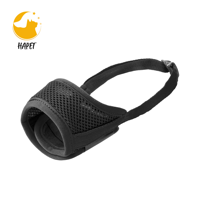 Soft Nylon Muzzle Anti Biting Barking Chewing Air Mesh Breathable Drinkable Adjustable Loop Pets Muzzle