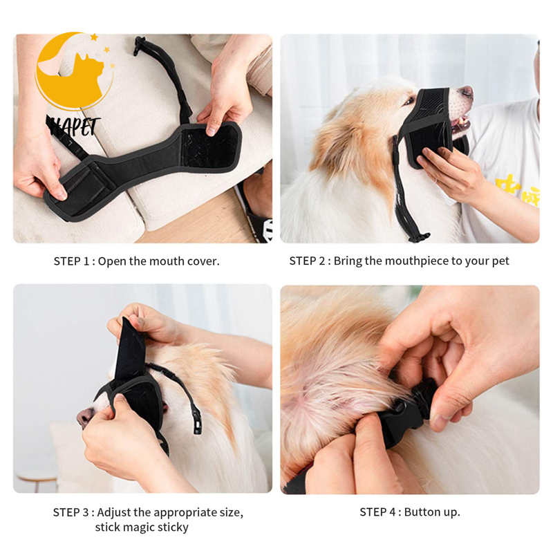 Soft Nylon Muzzle Anti Biting Barking Chewing Air Mesh Breathable Drinkable Adjustable Loop Pets Muzzle