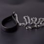Dog Chain with Padded Handle Metal Dog Leash Large & Medium Size Dogs