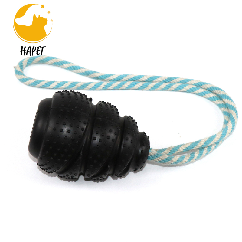 Durable Dog Tug Toy Chew Toy Treat Dispenser Non-Toxic Pet-Safe