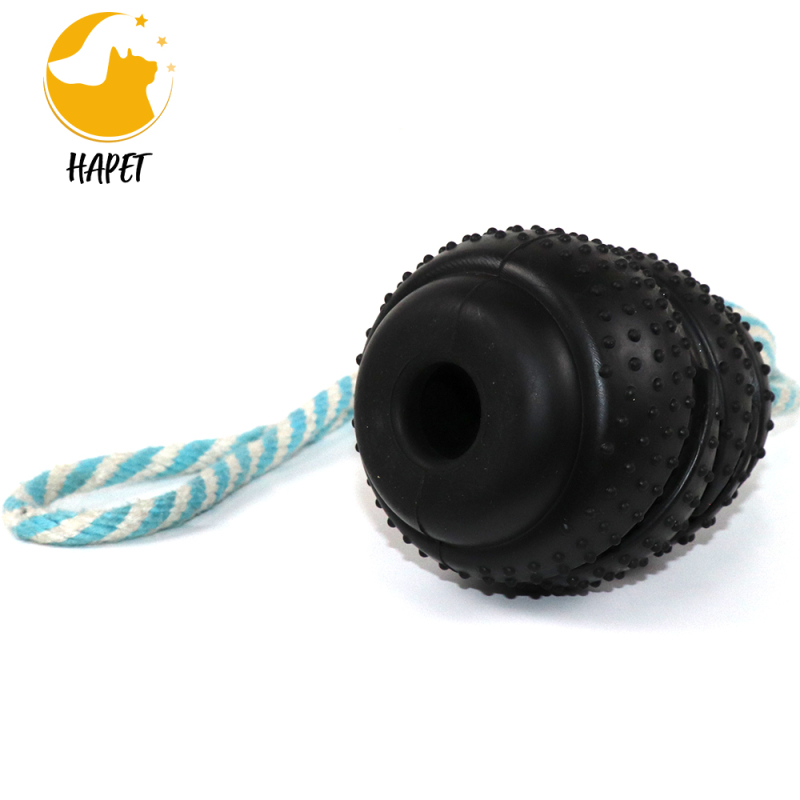 Durable Dog Tug Toy Chew Toy Treat Dispenser Non-Toxic Pet-Safe