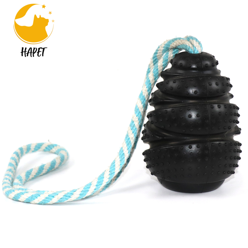 Durable Dog Tug Toy Chew Toy Treat Dispenser Non-Toxic Pet-Safe