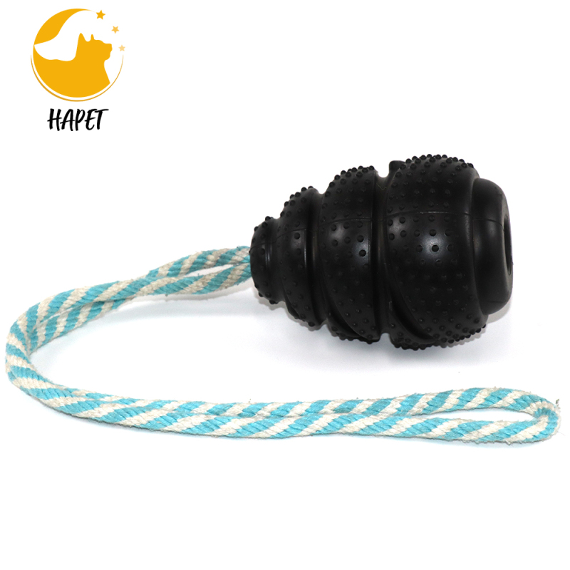 Durable Dog Tug Toy Chew Toy Treat Dispenser Non-Toxic Pet-Safe