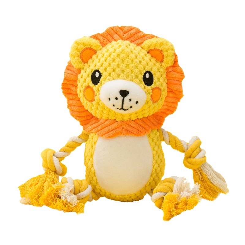 Dog Plush Toy for Large Aggressive Chewers Animals Toys with Cotton Material