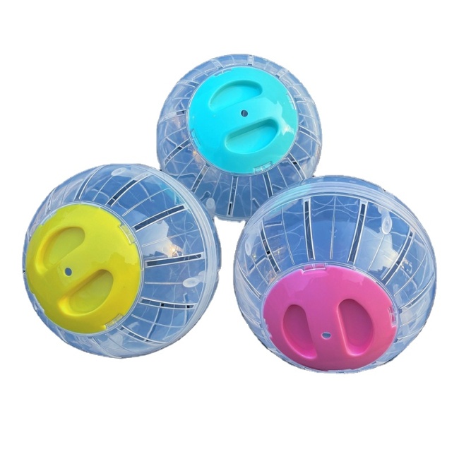 Manufacture Plastic Ball With Bracket For Hamster Exercising Ball Pet Rodent Mice Jogging Ball Toy Pet Toys Carrier
