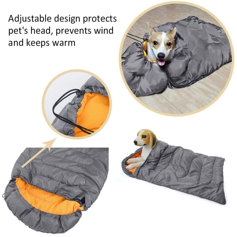 Self Warming Waterproof Cat Dog Cushion Bed Pad Sack Packable Cave Tent Sleeping Bag Nest Outdoor Pet Bed Burrow Hut Pet Bed Mat