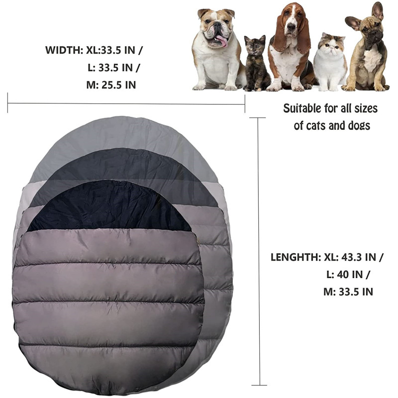 Self Warming Waterproof Cat Dog Cushion Bed Pad Sack Packable Cave Tent Sleeping Bag Nest Outdoor Pet Bed Burrow Hut Pet Bed Mat