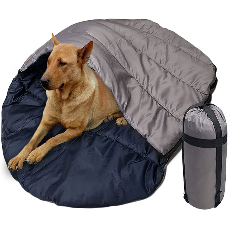 Self Warming Waterproof Cat Dog Cushion Bed Pad Sack Packable Cave Tent Sleeping Bag Nest Outdoor Pet Bed Burrow Hut Pet Bed Mat