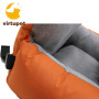 Pet Car Seat Deluxe Travel Bed Dog Booster Car Seat Premium Quality with Clip-on Safety Leash memory foam dog travel bed