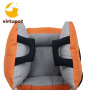 Pet Car Seat Deluxe Travel Bed Dog Booster Car Seat Premium Quality with Clip-on Safety Leash memory foam dog travel bed