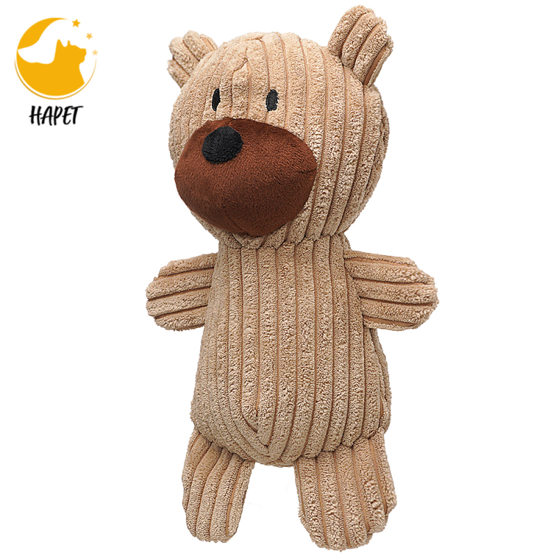 Pet Dog Toys for Dogs Soft Animal Bear Interactive Cute Aid Good Behavioral Training