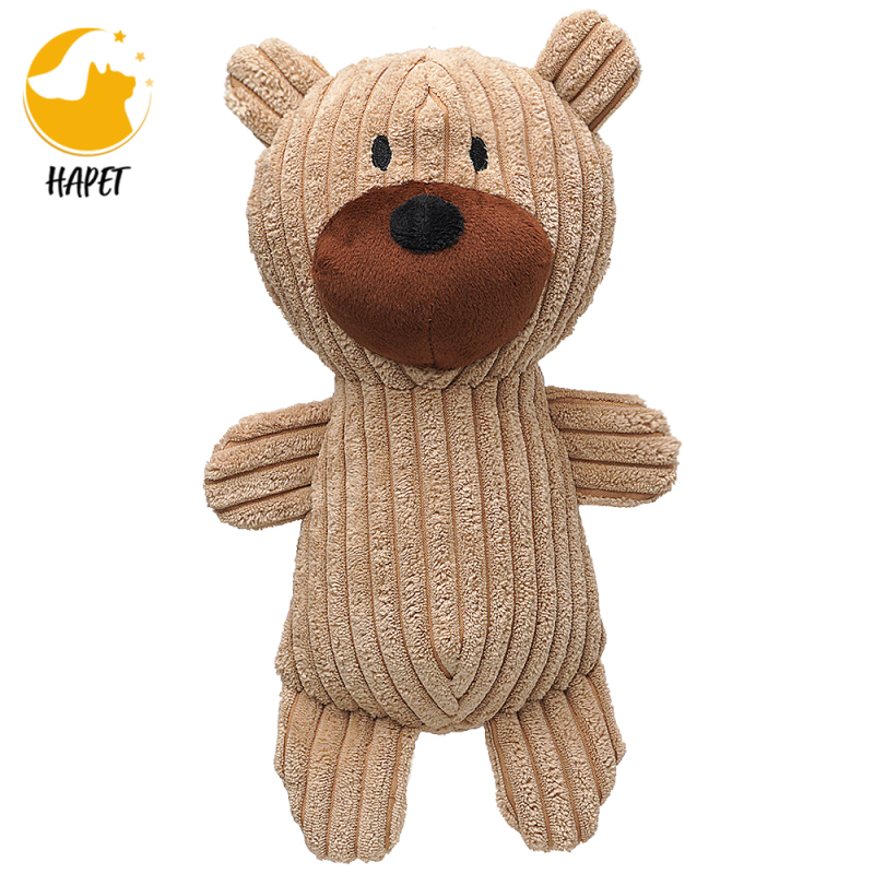 Pet Dog Toys for Dogs Soft Animal Bear Interactive Cute Aid Good Behavioral Training