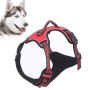 High Quality Black Durable Dog Harness With Reflective Band custom dog harness