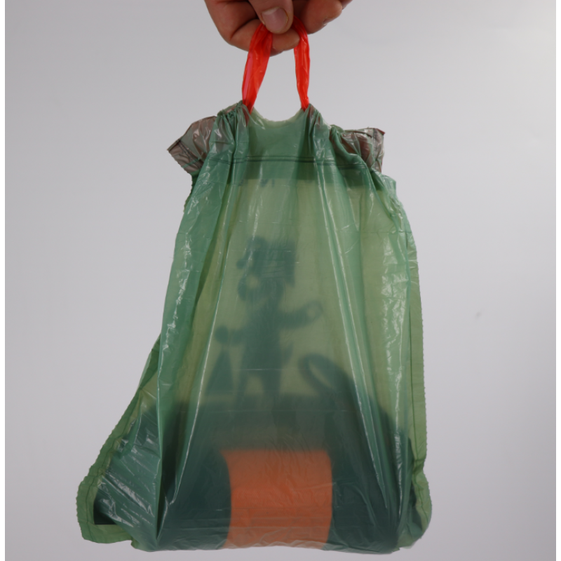 Biodegradable Dog Poop Bags Extra Thick and Strong Customized Printing Dispenser with bags
