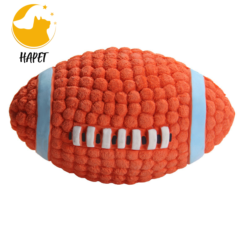 Latex Pets Football Dog Toy Durable and Water Resistant Pet Products