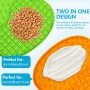 Pet Calming Dog Treat Pads apple Pet Licking Mat Slow Feeder Cat Training Perfect