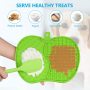 Pet Calming Dog Treat Pads apple Pet Licking Mat Slow Feeder Cat Training Perfect
