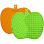 Pet Calming Dog Treat Pads apple Pet Licking Mat Slow Feeder Cat Training Perfect