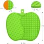 Pet Calming Dog Treat Pads apple Pet Licking Mat Slow Feeder Cat Training Perfect